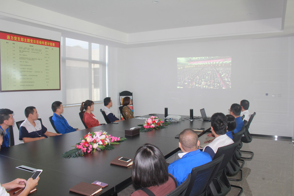 通力喜迎十九大，共筑通力夢